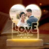 Custom Photo You Are My Fate - Couple Personalized Custom Shaped 3D LED Light - Gift For Husband Wife, Anniversary