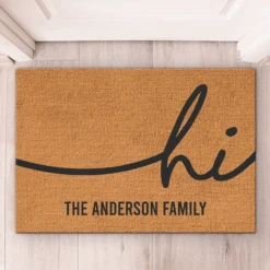 Welcome To Our Family - Family Personalized Custom Decorative Mat - Gift For Family Members -Pawfect House Store THUMB2 1e3d837d 706e 481a a1a2 edcc08b8a72d