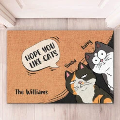 Hope You Like Cats We Rule The House - Cat Personalized Custom Decorative Mat - Gift For Pet Owners, Pet Lovers -Pawfect House Store THUMB2 88e1b677 58d5 4cf5 8434 25c6d031956d