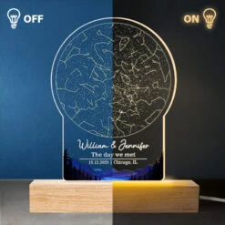 The Day We Met - Couple Personalized Custom Shaped 3D LED Light - Gift For Husband Wife, Anniversary -Pawfect House Store THUMB3 012ea62f 0304 4baa 8e21 816eda452d73