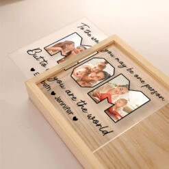 Custom Photo You Mean The World To Us - Family Personalized Custom Frame Light Box - Birthday Gift For Mom -Pawfect House Store THUMB3 080d6bb4 e379 48bc 900d a2810bc9d3e7