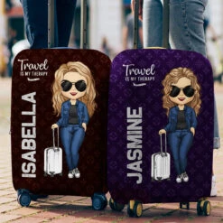 Summer Is Calling & I Must Go - Travel Personalized Custom Luggage Cover - Gift For Travel Lovers -Pawfect House Store THUMB3 25c98faf 949f 44ba 8e6a 87248ca0a38b