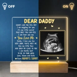 Custom Photo Very Soon, You'll Meet Me - Family Personalized Custom Rectangle Shaped 3D LED Light - Baby Shower Gift, Gift For First Dad -Pawfect House Store THUMB3 3139d8b9 720c 4201 8c65 8d45e2bd49f8