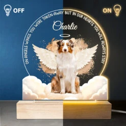 Custom Photo Forever In My Heart - Memorial Personalized Custom Shaped 3D LED Light - Sympathy Gift For Pet Owners, Pet Lovers -Pawfect House Store THUMB3 a0433b15 63e0 4564 8bc4 48b7e2e75f4d