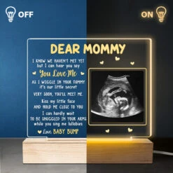 Custom Photo Very Soon, You'll Meet Me - Family Personalized Custom Rectangle Shaped 3D LED Light - Mother's Day, Baby Shower Gift, Gift For First Mom -Pawfect House Store THUMB3 ac6f8cd1 eb1f 40fd 9cab ef509deae480