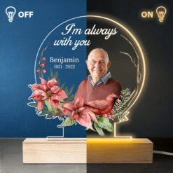 Custom Photo Cardinals Appear When Angels Are Near - Memorial Personalized Custom Round Shaped 3D LED Light - Sympathy Gift For Family Members -Pawfect House Store THUMB3 b4e3994f fb9a 4dc6 ae69 d0cf04522597