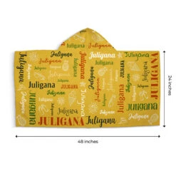 Colorful Lettering - Family Personalized Custom Kid Hooded Beach Towel - Gift For Kids, Family Members -Pawfect House Store THUMB3 bb646cba 5e1c 4ed7 abb7 fa8a89cbc526