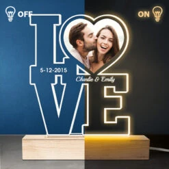 Custom Photo You're The Moon To My Dark Sky - Couple Personalized Custom Shaped 3D LED Light - Gift For Husband Wife, Anniversary -Pawfect House Store THUMB3 c752db02 69c0 47d2 99b3 e523fb68b1c0