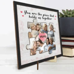 Custom Photo You Are The Most Important Piece - Family Personalized Custom 2-Layered Wooden Plaque With Stand - House Warming Gift For Mom, Grandma -Pawfect House Store THUMB3 ceac7fc3 fa45 454d b9b6 f7d45a486a9f