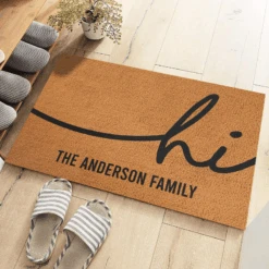 Welcome To Our Family - Family Personalized Custom Decorative Mat - Gift For Family Members -Pawfect House Store THUMB3 d0b79d21 16de 4a48 87a1 f42eb4797280