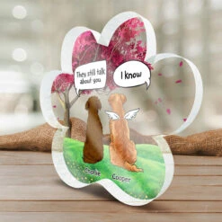 Forever Remembered, Forever Missed - Memorial Personalized Custom Paw Shaped Acrylic Plaque - Sympathy Gift, Gift For Pet Owners, Pet Lovers -Pawfect House Store THUMB3 dd7e41d9 13c0 4eb1 89b8 eab3a4ea85ad