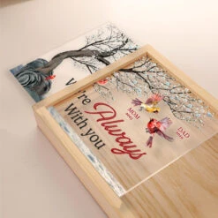 Remember We're Always With You - Memorial Personalized Custom Frame Light Box - Sympathy Gift For Family Members -Pawfect House Store THUMB3 f11bcb63 05f3 4d38 aa75 e98f73202372