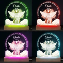Custom Photo Forever In My Heart - Memorial Personalized Custom Shaped 3D LED Light - Sympathy Gift For Pet Owners, Pet Lovers -Pawfect House Store THUMB4 0194564f 009e 4ee1 b337 2b874554bbe1