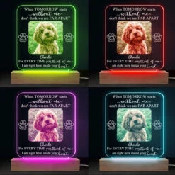 Custom Photo I'm Right Here Inside Your Heart - Memorial Personalized Custom Shaped 3D LED Light - Sympathy Gift For Pet Owners, Pet Lovers -Pawfect House Store THUMB4 3255e93e 96be 45ee b7e6 4aa43cf42569