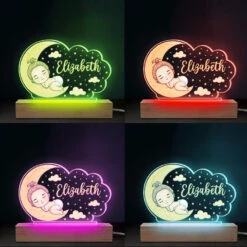Sleep Tight Baby - Family Personalized Custom Heart 3D LED Light - Mother's Day, Baby Shower Gift, Gift For First Mom -Pawfect House Store THUMB4 3316ce0e 9d87 4589 b5b8 32f9d4b91eaa