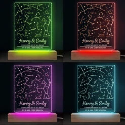 The Night We Met - Couple Personalized Custom Shaped 3D LED Light - Gift For Husband Wife, Anniversary -Pawfect House Store THUMB4 515021eb 97ae 4f2b 950b 33f650586ac7
