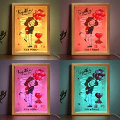 My Love Mine All Mine - Couple Personalized Custom Frame Light Box - Gift For Husband Wife, Anniversary -Pawfect House Store THUMB4 746c1664 ff3b 47ef 99b2 3c662f6aa143