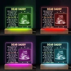 Custom Photo Very Soon, You'll Meet Me - Family Personalized Custom Rectangle Shaped 3D LED Light - Baby Shower Gift, Gift For First Dad -Pawfect House Store THUMB4 92bb609e fb83 4f75 98fc 7a079ed8edee