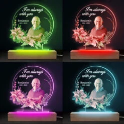 Custom Photo Cardinals Appear When Angels Are Near - Memorial Personalized Custom Round Shaped 3D LED Light - Sympathy Gift For Family Members -Pawfect House Store THUMB4 978e4717 e1fb 48c7 a2ad 4e615290f726
