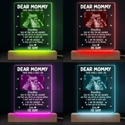 Custom Photo I Can't Wait To Meet You - Family Personalized Custom Rectangle Shaped 3D LED Light - Mother's Day, Baby Shower Gift, Gift For First Mom -Pawfect House Store THUMB4 ce15380e cd8a 491a ba7f 366245fce54d