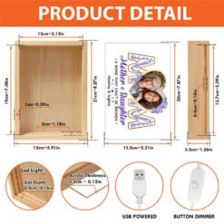 Custom Photo A Bond That Can't Be Broken - Family Personalized Custom Frame Light Box - Gift For Mom -Pawfect House Store THUMB5 3975f772 7435 42f9 992e 9b72a913e2fd