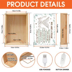 I Love You The Most - Couple Personalized Custom Frame Light Box - Gift For Husband Wife, Anniversary -Pawfect House Store THUMB5 422c384b 1613 445b 9c6e 31aecfbc946c