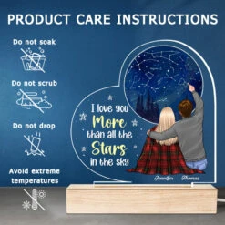 If Kisses Were Stars, I Would Give You The Sky - Couple Personalized Custom Heart Shaped 3D LED Light - Gift For Husband Wife, Anniversary -Pawfect House Store THUMB5 60910f99 9d1f 47b8 878a a53f49f67f2f