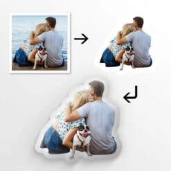 Custom Photo For Our Beloved - Family Personalized Custom Shaped Pillow - Gift For Family Members -Pawfect House Store THUMB5 64c0ccc9 2c7f 4954 a399 cefd5627988f