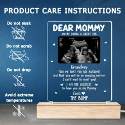 Custom Photo I Can't Wait To Meet You - Family Personalized Custom Rectangle Shaped 3D LED Light - Mother's Day, Baby Shower Gift, Gift For First Mom -Pawfect House Store THUMB5 81556cba 013a 4533 863b f7f886c9262a