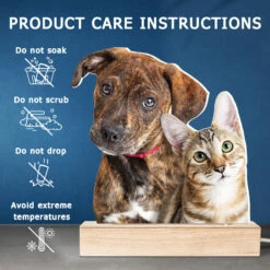 Custom Photo Life Is Better With Fur Baby - Dog & Cat Personalized Custom Shaped 3D LED Light - Upload Photo Gift For Pet Owners, Pet Lovers -Pawfect House Store THUMB5 8e1bbcb7 a4c6 473e b93c 6877e3edb70d