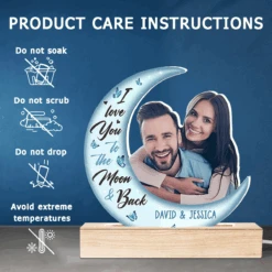 Custom Photo Love You To The Moon And Back - Couple Personalized Custom Shaped 3D LED Light - Upload Photo Gift For Husband Wife, Anniversary -Pawfect House Store THUMB5 a6a8e808 4c47 4ed8 ad56 3d56f6391dac