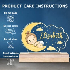 Sleep Tight Baby - Family Personalized Custom Heart 3D LED Light - Mother's Day, Baby Shower Gift, Gift For First Mom -Pawfect House Store THUMB5 b1896f4a 1eda 4d04 b987 d05d19542761