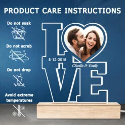 Custom Photo You're The Moon To My Dark Sky - Couple Personalized Custom Shaped 3D LED Light - Gift For Husband Wife, Anniversary -Pawfect House Store THUMB5 d71a8070 3231 464e 887b 3bbad62064e4