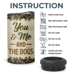 You & Me & The Dogs - Camping Personalized Custom 4 In 1 Can Cooler Tumbler - Gift For Husband Wife, Camping Lovers, Pet Owners, Pet Lovers -Pawfect House Store THUMB5 f4589089 e1ad 42da 87d9 e1c275aaf0d6