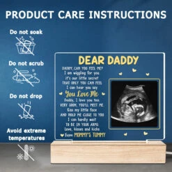 Custom Photo Very Soon, You'll Meet Me - Family Personalized Custom Rectangle Shaped 3D LED Light - Baby Shower Gift, Gift For First Dad -Pawfect House Store THUMB5 f84ae1fe 1f64 4d26 aefb bd43d461f845