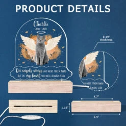 Custom Photo In My Heart You Will Always Stay - Memorial Personalized Custom Shaped 3D LED Light - Sympathy Gift For Pet Owners, Pet Lovers -Pawfect House Store THUMB6 0982d8c2 5afe 4ef8 9c1d 3efd15d8aa68