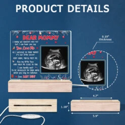 Custom Photo Kiss My Little Face - Family Personalized Custom Rectangle Shaped 3D LED Light - Christmas Gift For First Mom -Pawfect House Store THUMB6 5170b52a 408b 4b84 bec9 7ec2ea12019c