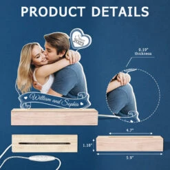 Custom Photo Love You Still - Couple Personalized Custom Shaped 3D LED Light - Upload Photo Gift For Husband Wife, Anniversary -Pawfect House Store THUMB6 749a5e8c 3008 44e5 859b cb8465a905be