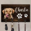 Hello We Hope You Love Dogs - Dog Personalized Custom Home Decor Rectangle Shaped Key Hanger, Key Holder - House Warming Gift For Pet Owners, Pet Lovers