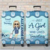 Summer Is Calling And I Must Go - Travel Personalized Custom Luggage Cover - Holiday Vacation Gift, Gift For Adventure Travel Lovers