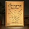 Annoying Each Other Forever - Couple Personalized Custom Frame Light Box - Gift For Husband Wife, Anniversary