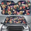 Custom Photo Dogs Are Really Cool - Dog & Cat Personalized Custom Auto Windshield Sunshade, Car Window Protector - Gift For Pet Owners, Pet Lovers