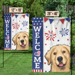 Hello Human, Welcome To My House - Dog & Cat Personalized Custom Patriotic Flag - Independence Day, 4th Of July, Gift For Pet Owners, Pet Lovers -Pawfect House Store Thumb 2 00c125fb ea1d 4ea8 a944 53875708c7a1