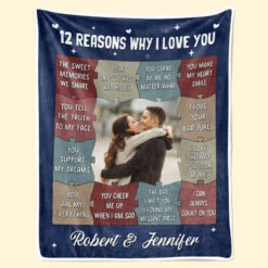 Custom Photo I Love The Way You Look At Me - Couple Personalized Custom Blanket - Gift For Husband Wife, Anniversary -Pawfect House Store Thumb 2 8bc6e3cc a41c 4e05 9c6d a7aa663b59ec