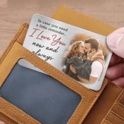 Custom Photo I Love You Now And Always - Couple Personalized Custom Aluminum Wallet Card - Gift For Husband Wife, Anniversary -Pawfect House Store Thumb 2 c39aca7e 53bf 455c 99c8 73d4c40b0248