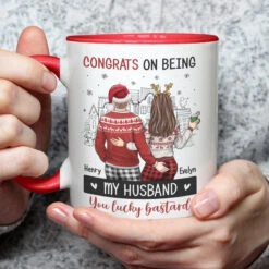 My Love Is Hotter Than My Coffee - Couple Personalized Custom Accent Mug - Christmas Gift For Husband Wife, Anniversary -Pawfect House Store Thumb 3 1b3adaa9 7393 419a ad28 91065b66a9f6