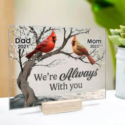 I'm Always With You In Your Heart - Memorial Personalized Custom Acrylic Plaque - Christmas Gift, Sympathy Gift For Family Members -Pawfect House Store Thumb 3 556b98db a705 4ee6 a494 fba4c933ef4c