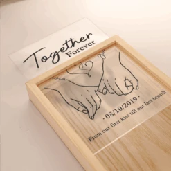 Together Forever From Our First Kiss Till Our Last Breath - Couple Personalized Custom Frame Light Box - Gift For Husband Wife, Anniversary -Pawfect House Store Thumb 3 aedafb2a de0c 46fb 8534 9dce7beab4d3
