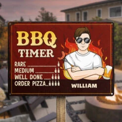 Keep Calm, It's BBQ Time - Family Personalized Custom Home Decor Metal Sign - Father's Day, House Warming Gift For Dad -Pawfect House Store Thumb 3 d3dbbbe2 1abd 4696 9bd6 a42d5218ffff