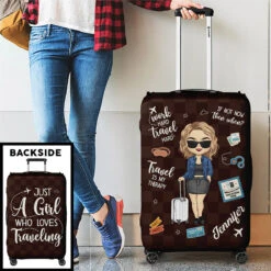 Live With No Excuses Travel With No Regrets - Travel Personalized Custom Luggage Cover - Holiday Vacation Gift, Gift For Adventure Travel Lovers -Pawfect House Store Thumb 3 f2dadb32 2748 49f0 a81d 570401af07f2